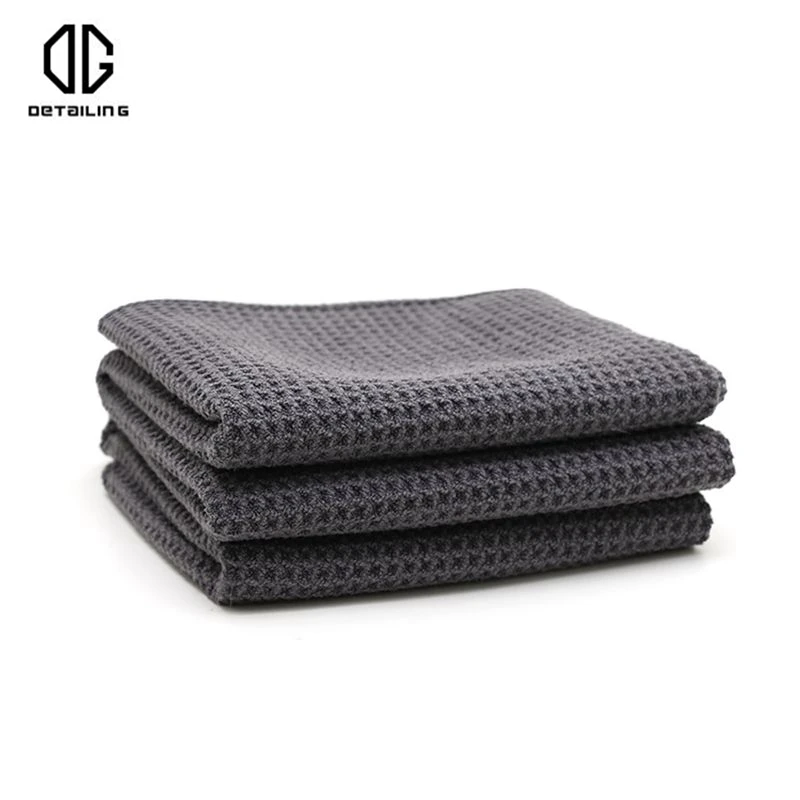 

DETAILING 60*80 cm Microfiber Waffle Cloth 380gsm Car Cleaning Washing Towel