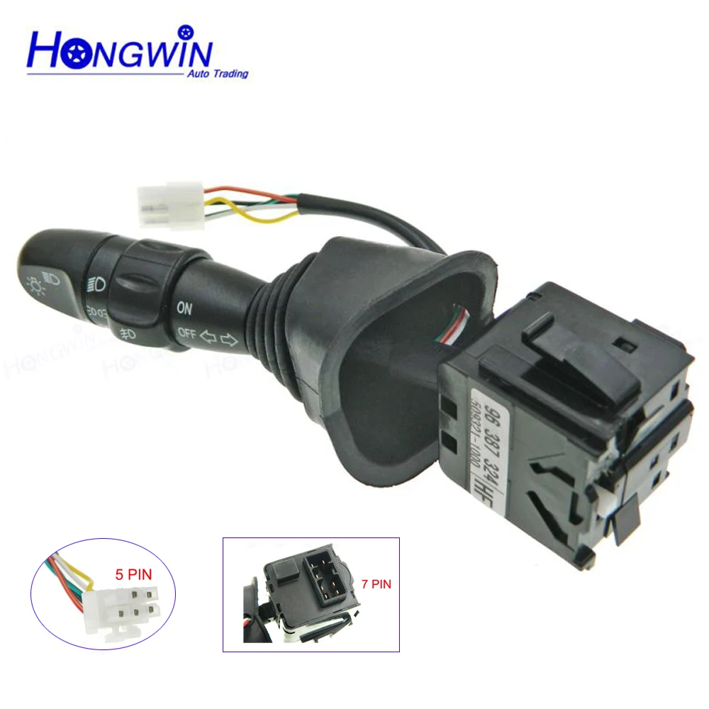 Car Turn Signal Switch Headlight Fog Lamp Dimmer Control Switch 96387324 For Buick Daewoo Lacetti Lanos Chevrolet Optra Nubira E