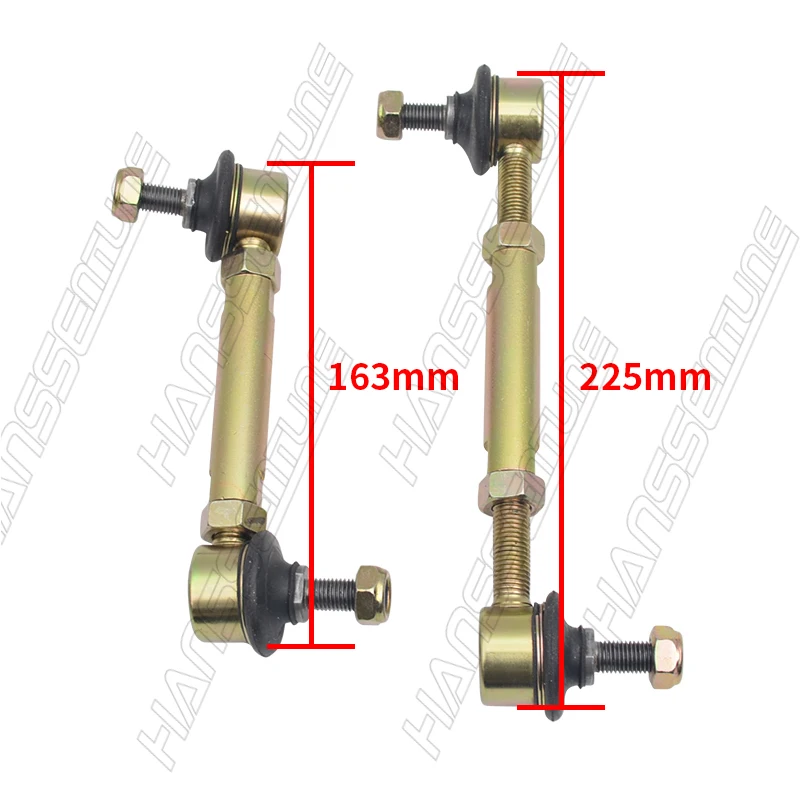 4X4 Stronger Stabilizer End Link Kit  Front Adjustable Right and Left Anti-Roll-Bar Sawy for Isuzu Dmax MUX