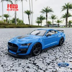 Maisto 1:18 New 2020 Custom Edition Ford Shelby GT500 blue Alloy Retro Car Model Classic Car Model Car Decoration Collection