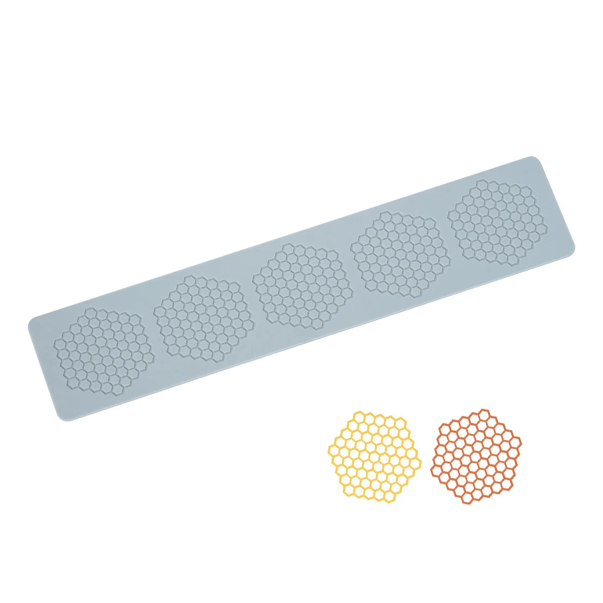 Honey Comb Pattern Fondant Lace Mold Hollow Out Hexagon Shape Gum Paste Sugar Lace Silicone Mat For Wedding Cake Decorating