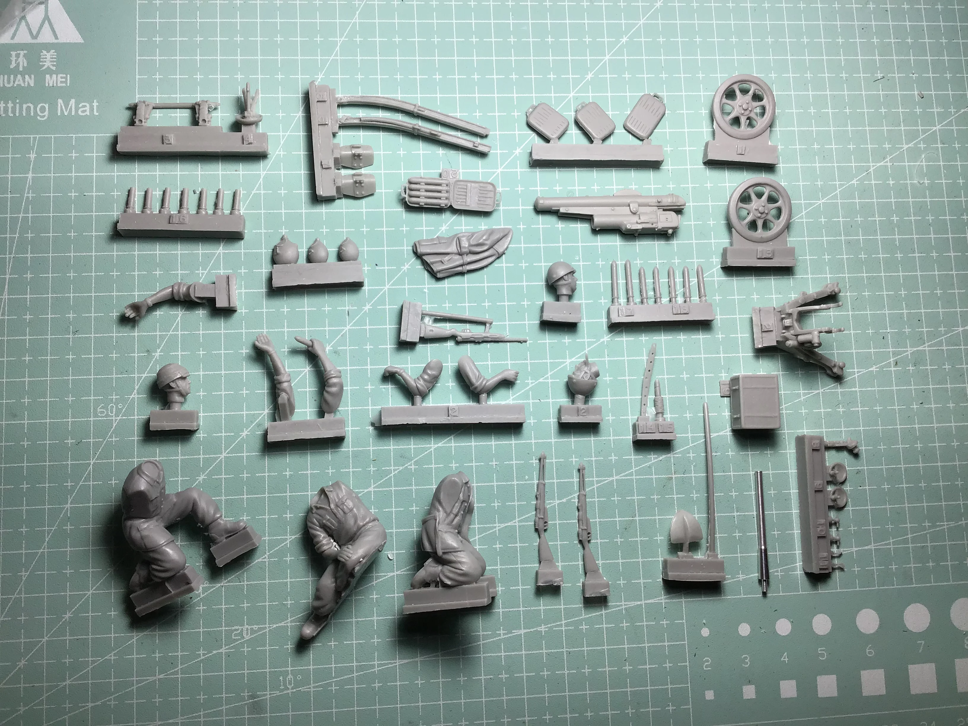 1/35 Resin Model Figure GK,Including gun , Unassembled and unpainted kit