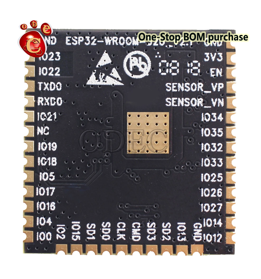 5PCS ESP32-Wroom-32U Technologie Dual Core Wi-Fi & Bluetooth Modul IPEX Antenne Original NEUE
