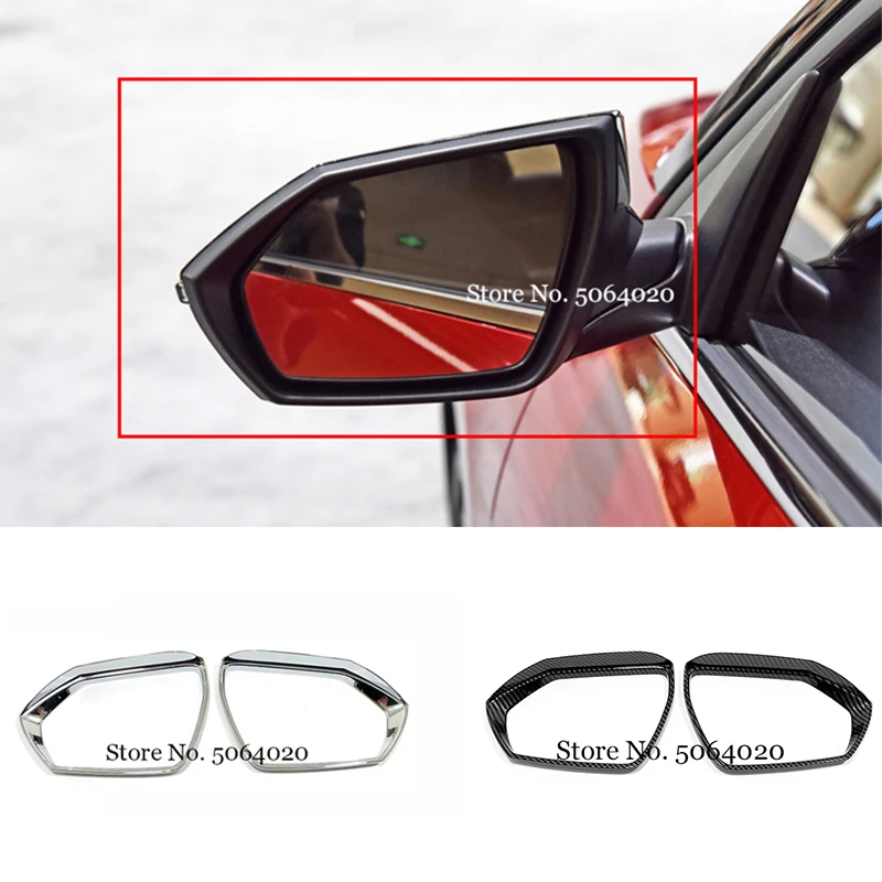 

ABS Chrome For Hyundai Elantra CN7 2020 2021 Accessories Car Side Door rearview mirror block rain eyebrow Cover Trim Car Styling