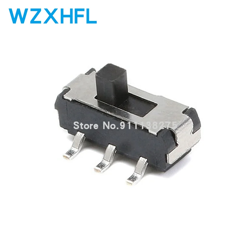 20pcs MSS22D18 SMT Toggle switch SMD 6Pins Handle high 2mm 2P2T The micro Slide Switch