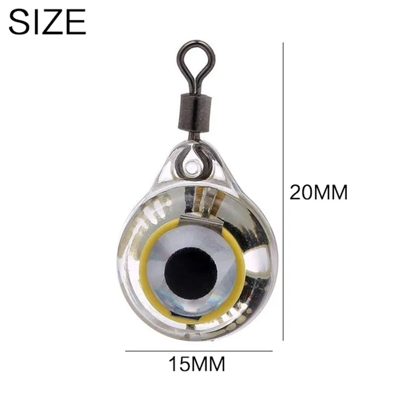 FLYSAND Fishing Lights Night Fluorescent Glow LED Underwater Light Lure For Attracting Fish Fishing Accessories