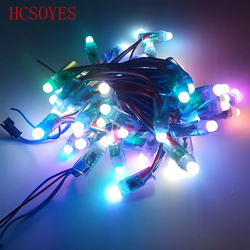 50 Stks/partijen Addeessable 12Mm WS2811 Full Color Led Pixel Licht Module Dc 5V Rgb Kleur 2811 Ic Digitale led Kerst String