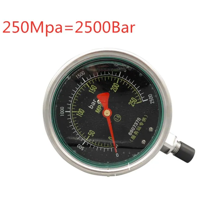 250Mpa/400Mpa Common Rail High Pressure tester for diesel oil circuit common rail plunger, common rail tube pressure test gauge