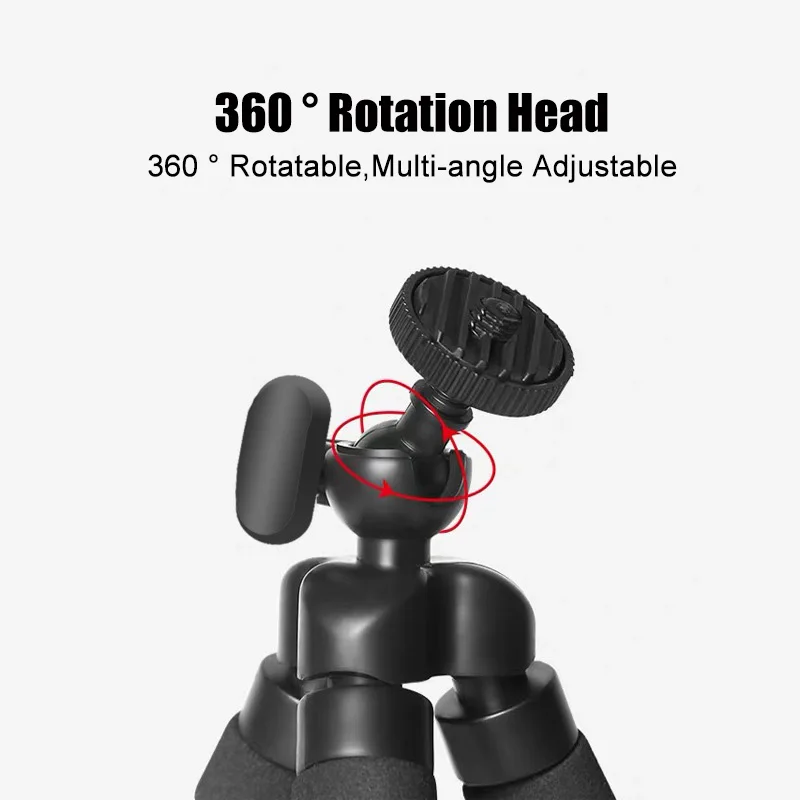 Flexible Octopus Mini Tripod For Gopro Xiaomi Yi Sport Digital Camera iPhone Mobile Phone Adjustable Camera Mount Stand Holder