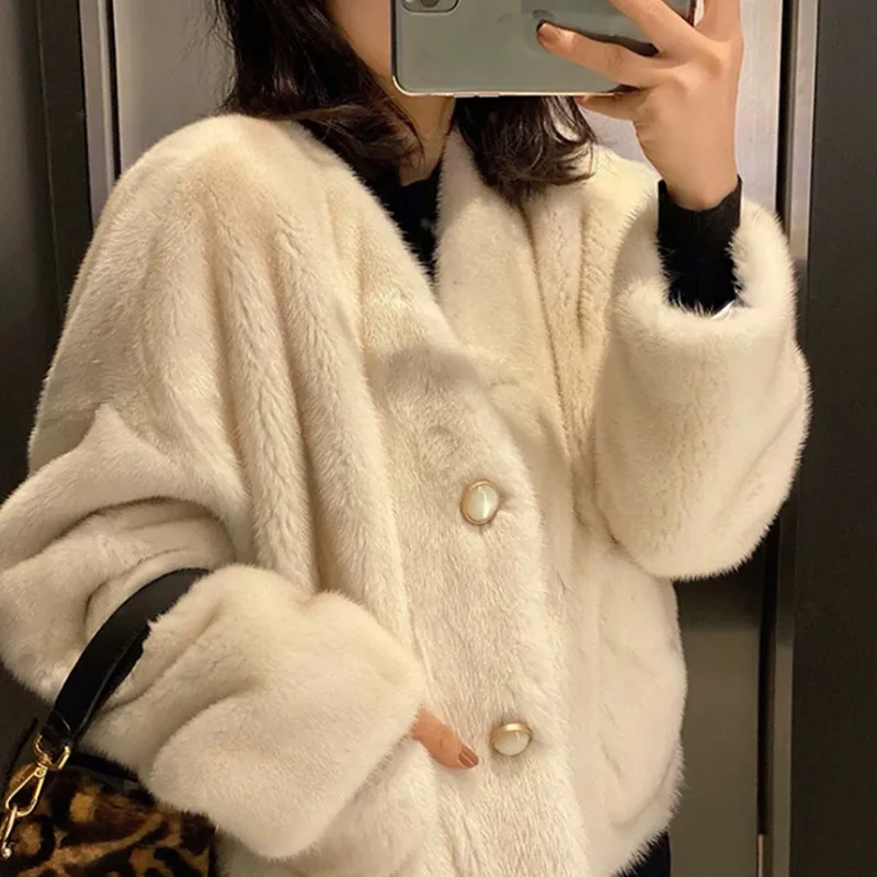 2 Pcs/lot Metal Buttons Pearl Square Coat Woolen Coat Sweater Decoration Accessories Clothing Materials YS201012-1