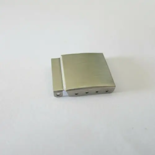 Imagen 2 del producto W1938 Correa de reloj de acero, extensor de pulsera, pieza de extensión de cierre con paso, Color dorado o plateado