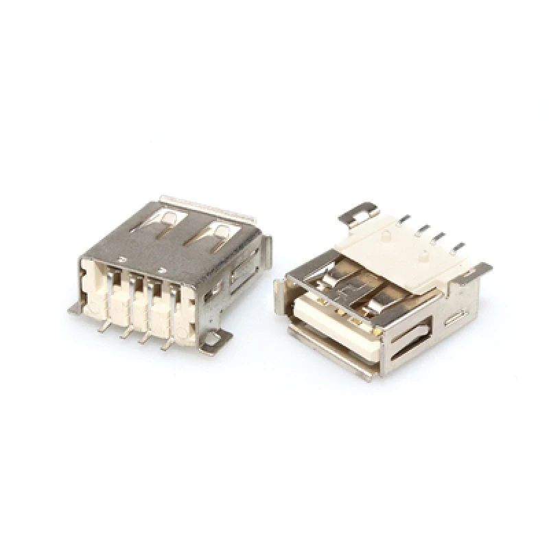 50 Uds USB2.0 interfaz hembra de carga de datos USB puerto hembra conector 2,0 para el ordenador portátil para computadora