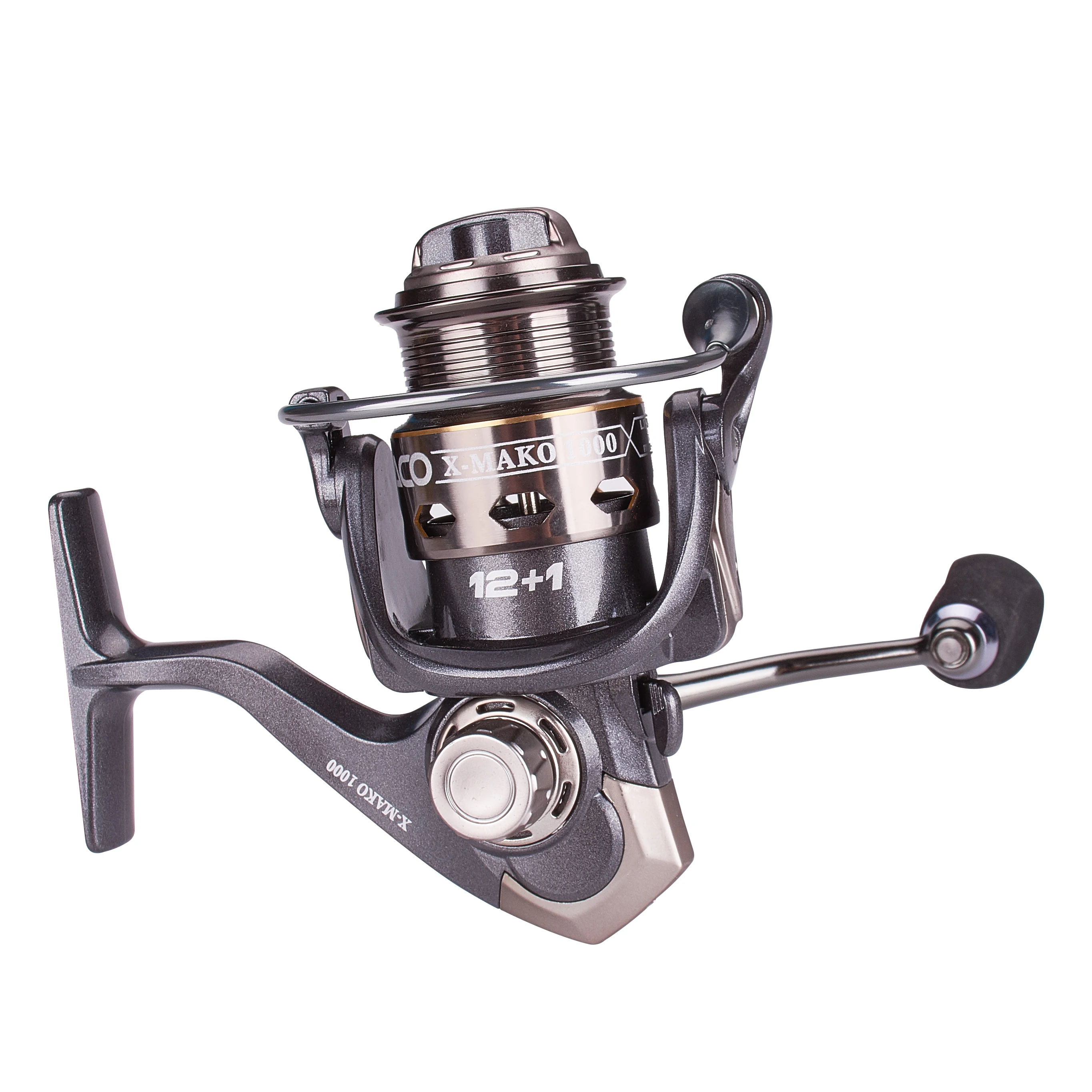 

HiUmi X-MACO 1000 2000 3000 series 12+1 Ball Bearings 5.2：1 Gear Ratio Fishing Reel