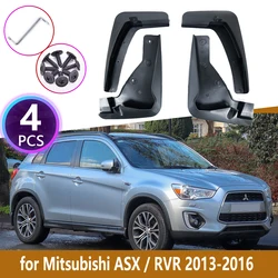 Car Rear Mudguards For Mitsubishi ASX RVR 2013 2014 2015 2016 Outlander Sport Cladding Splash Mud Flaps Mudflap Car Accessories