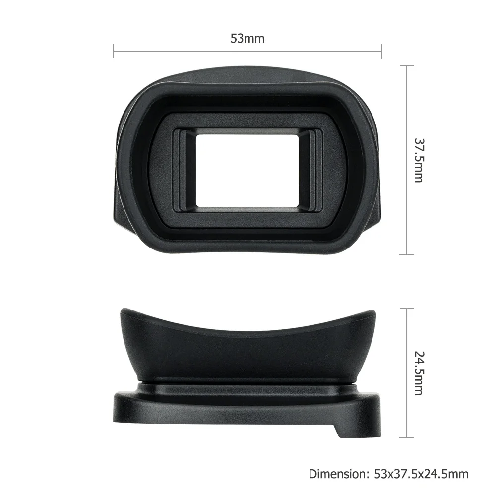 EG Silicone Camera Viewfinder Eyepiece Eyecup For Canon EOS 5DM4 5DM3 5DS 5DSR 7DM2 7D EOS 1DX Mark II 1DX Replaces for Canon Eg