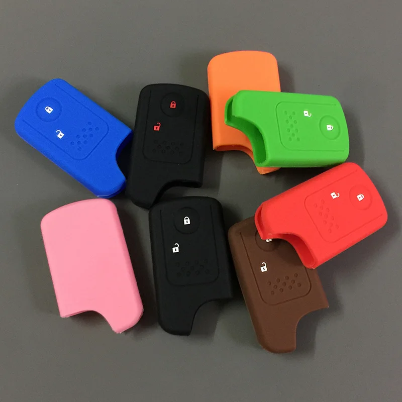 ZAD silicone rubber car key case cover for honda Civic crv 2012 2013 crosstour 2010   Genuine Accord SPIRIOR Odyssey car styling