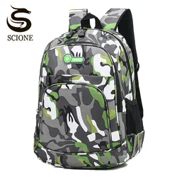 Mochila escolar impermeable de camuflaje para adolescentes, niñas y niños, mochilas para portátil, estudiantes, cuaderno, mochila escolar, mochila de Collage, XA147M