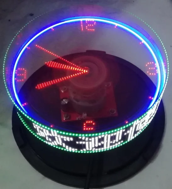 51 SCM Rotating LED Display Kit SCM Clock POV Rotating Creative DIY Electronics