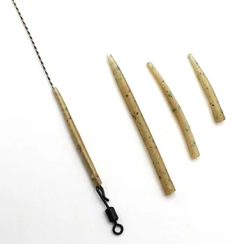 20PCS Carp Fishing Accessories Anti Tangle Sleeves Line Aligner Hook Sleeve for Carp Fishing Rig Hair Ronnie Rig Terminal Tackle