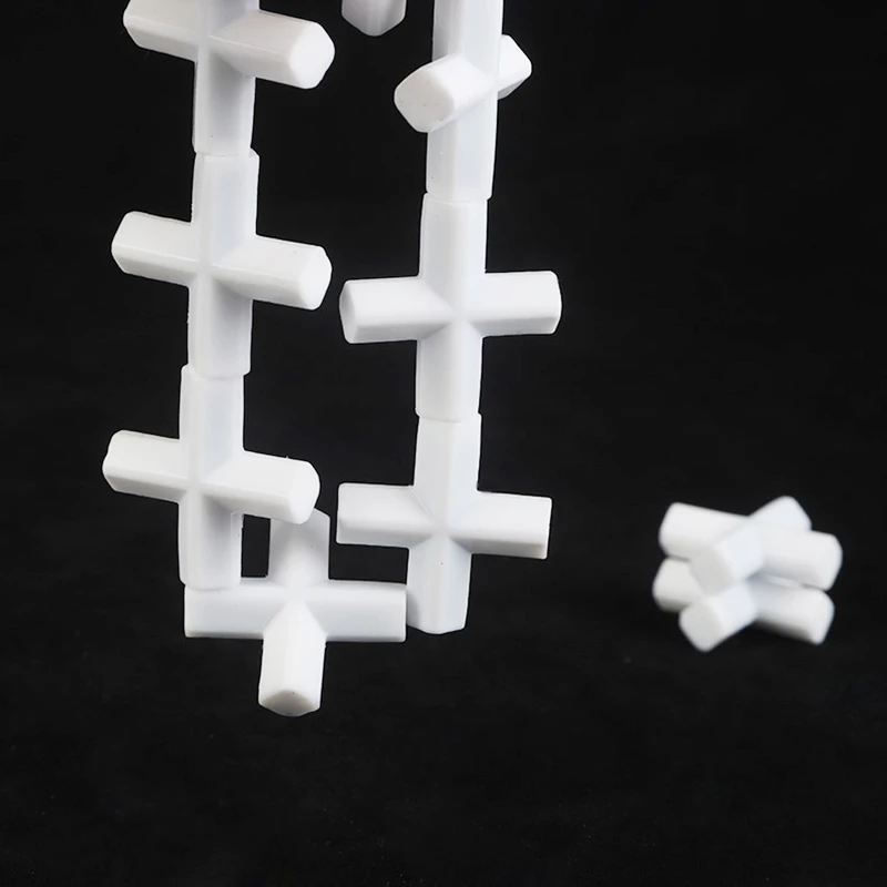 PTFE Magnetic Stirrer Stir Bar Cruciform White Stirring Bars Type-E , 1Piece