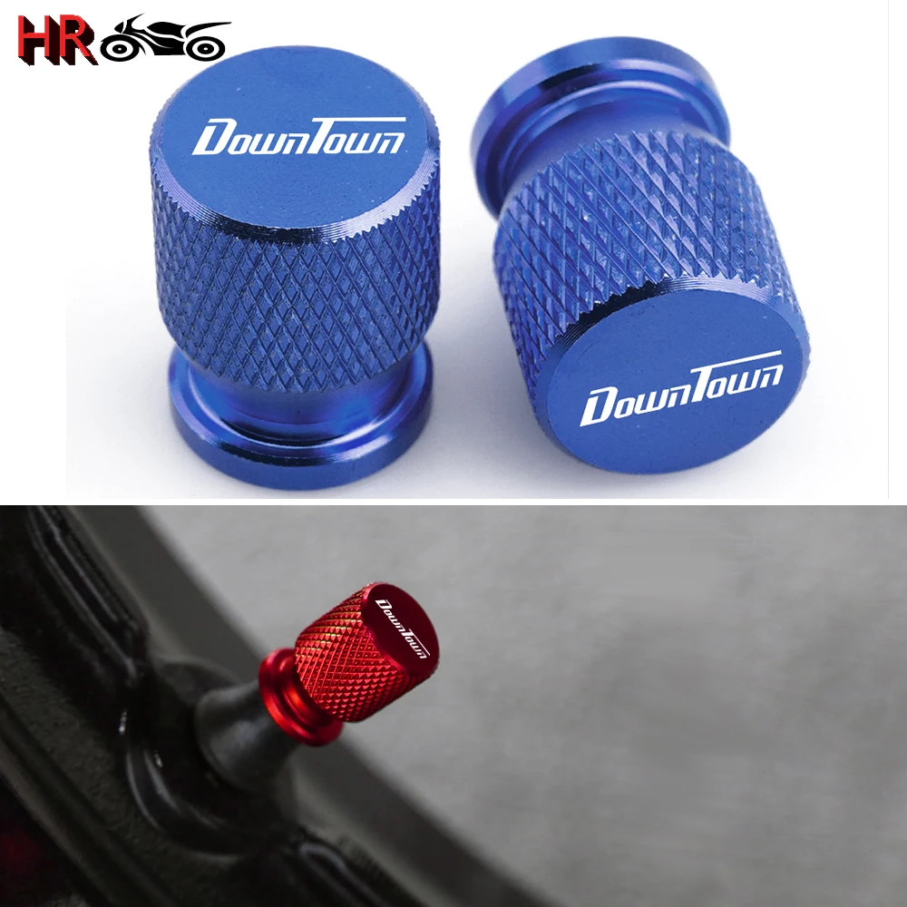 Newest Motorcycle CNC Aluminum Accessories Wheel Tire Valve Caps Cover For KYMCO DOWNTOWN 125i 200i 300i 350i DT 125 200 300 350