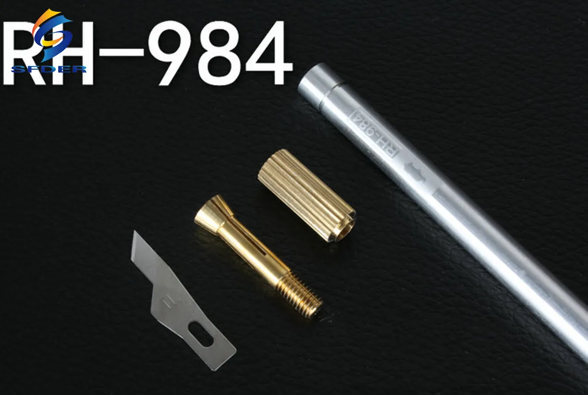 Metal Pure Copper Chuck Cutter RH-984/985 For Mobile Phone Film/Screen Shovel Glue, Cutting Paper Painting Repair Tools