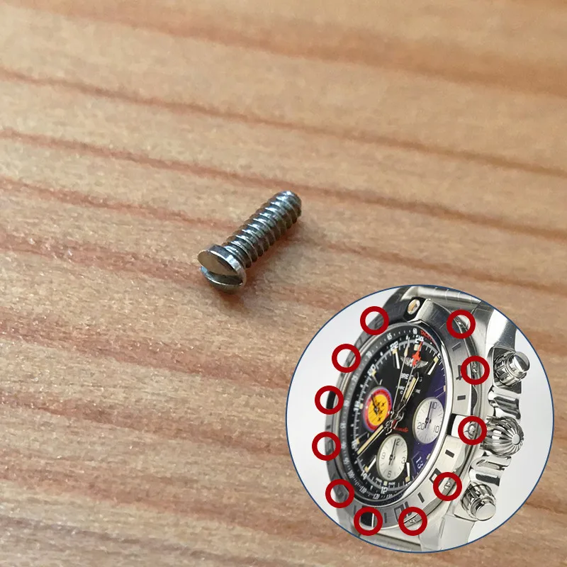 bezel fix screw for Breit ling Chronomat AB042011 automatic watch