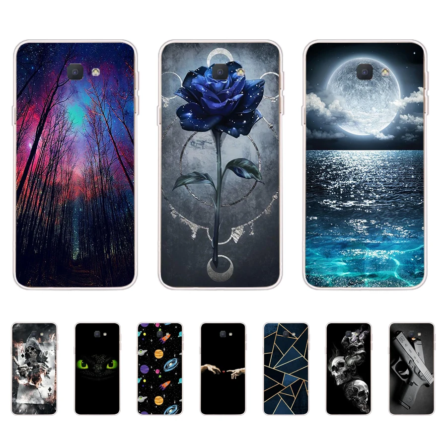 Phone Case For Samsung Galaxy j2 core 2018 j2 Pro  j4 Plus 2018  j5 j7 Prime Soft Silicone TPU Cartoon Protector Cover Cases