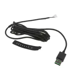 Durable Nylon Braided Line USB Mouse Cable Replacement Wire For Razer DeathAdder Gaming Mouse
