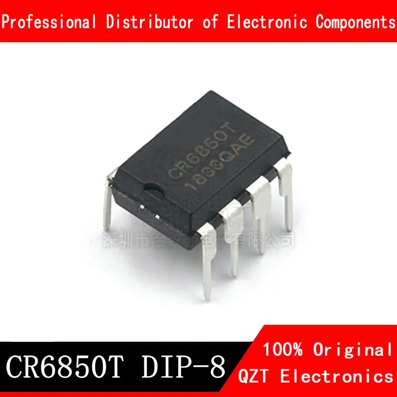 CR6850T original DIP-8 CR6850 DIP8 6850T, novo, no estoque, 10 PCes pelo lote