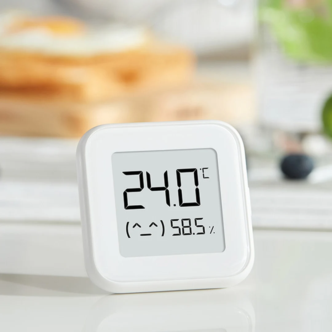 Chinese version Xiaomi Mijia Smart BT Thermometer Hygrometer Ink Screen Smart Humidity Monitor Reminder Baby Mode Smart Linkage