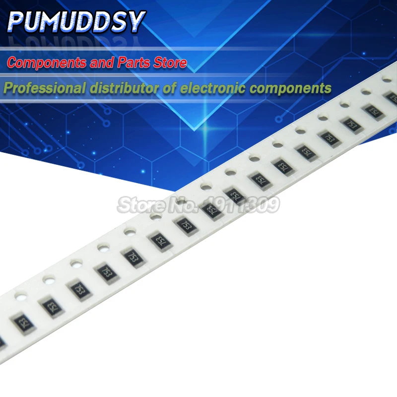 

100 шт. 1206 SMD резистор 4,7 Ом резистор проволочного чипа 0,25 W 1/4W 4.7R 4R7