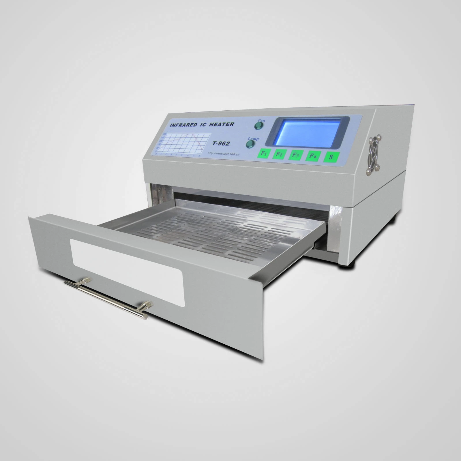 110V/220V 800W Desktop Reflow Oven Infrared IC Heater Soldering Machine 800W 180 x 235mm T962 for BGA SMD SMT Rework