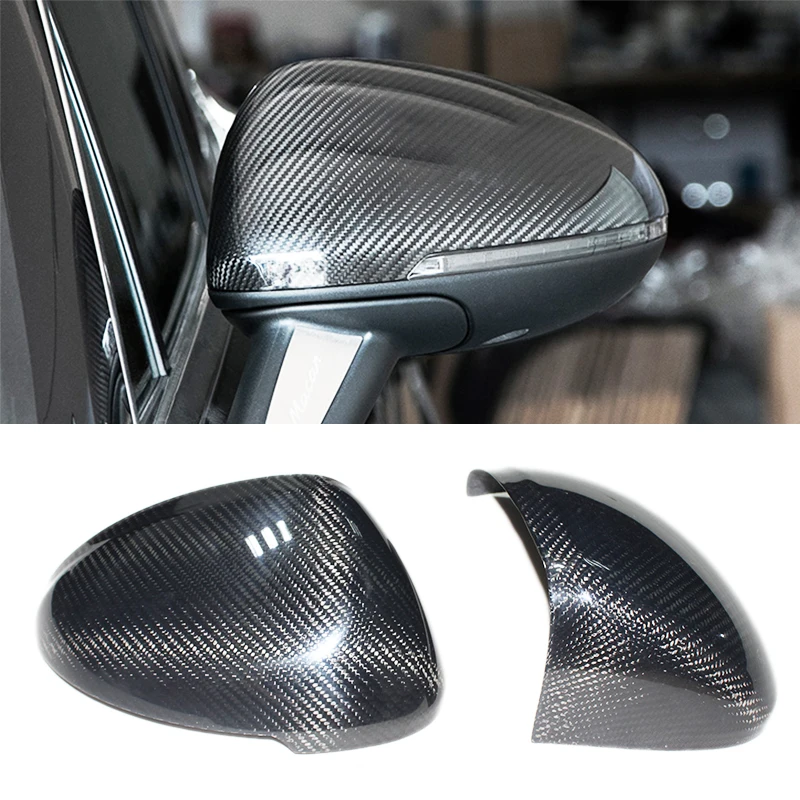 

For 14-16 model of Macan Porsche Cayenne refitted with carbon fiber rear view mirror housing and reversing mirror cover a pair