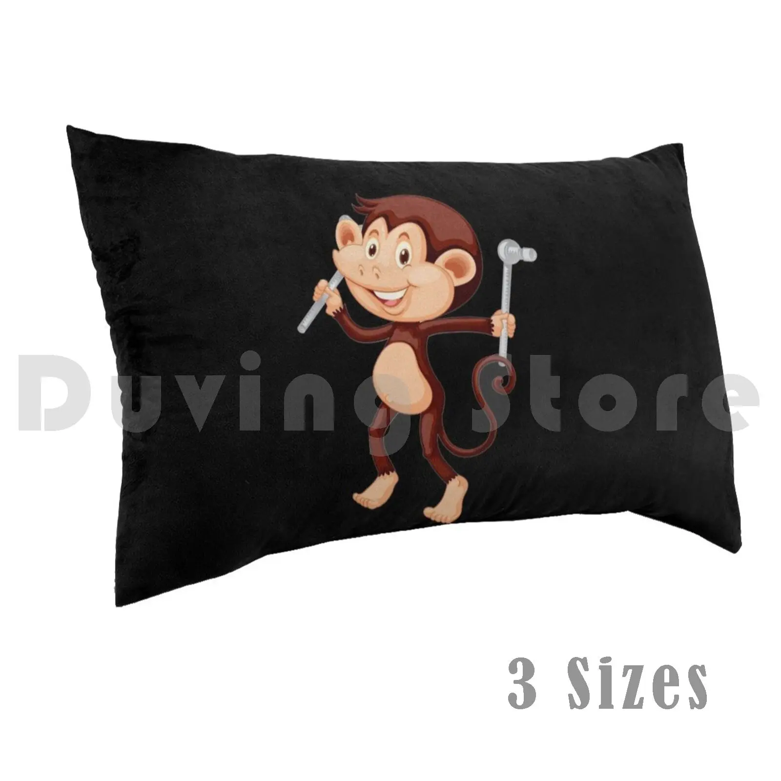 Scaffold Monkey Pillow Case Printed 35x50 Scaffolder Builder Construction Worker Workman Workwoman