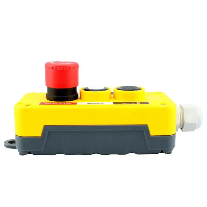 Waterproof Industrial Button Emergency Stop for Electric Crane Hoist Pendant Control StationWholesale and dropshipping