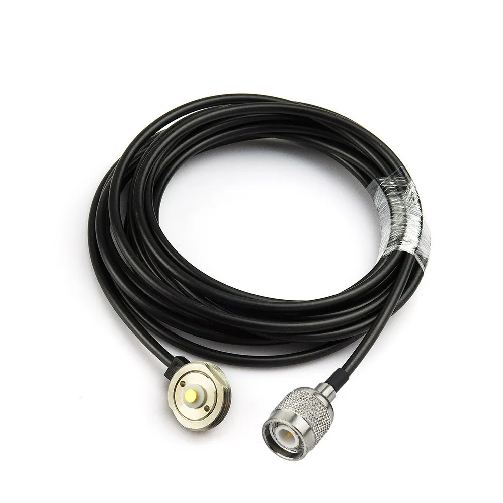 Superbat Vehicle Antenna NMO Mount 3/4 Inch Hole with 50cm RG58 Cable TNC Male Connector