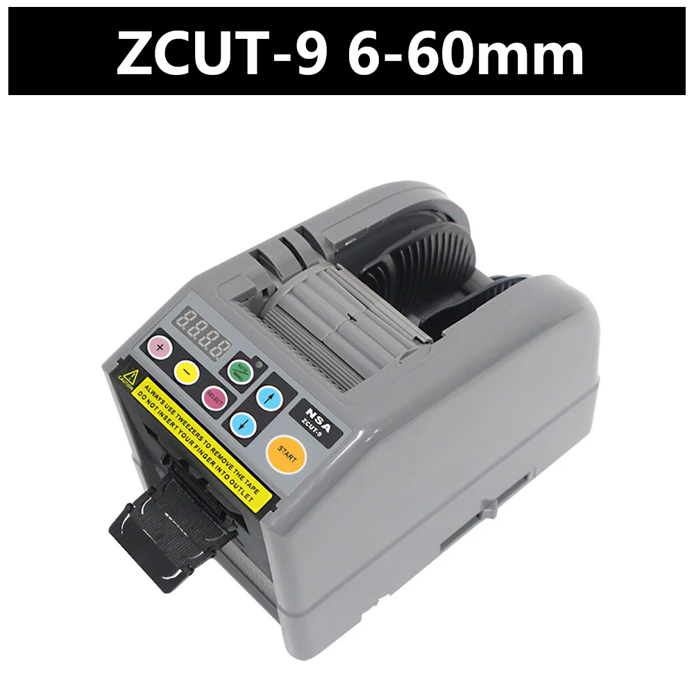 Automatic Tape Dispenser ZCUT-9 Tool Office Equipment Microcomputer Intelligent Large Auto Tape Cutter Tape Cutting Machine