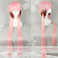 Sora no Otoshimono Heaven's Lost Property Ikaros / Icarus Wig 120cm Long Straight Sakura Pink Cosplay Hair Wig + red ribbon