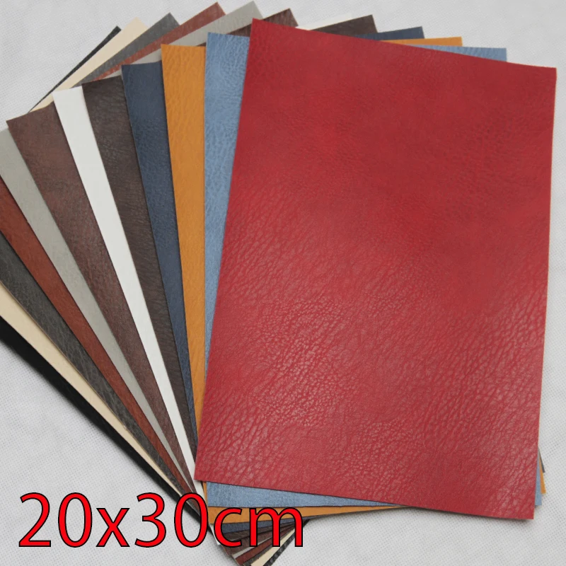 20x30cm PU Crazy Horse synthetic leather Fabric , Faux Leather Fabric for Sewing, PU artificial leather for DIY bag material