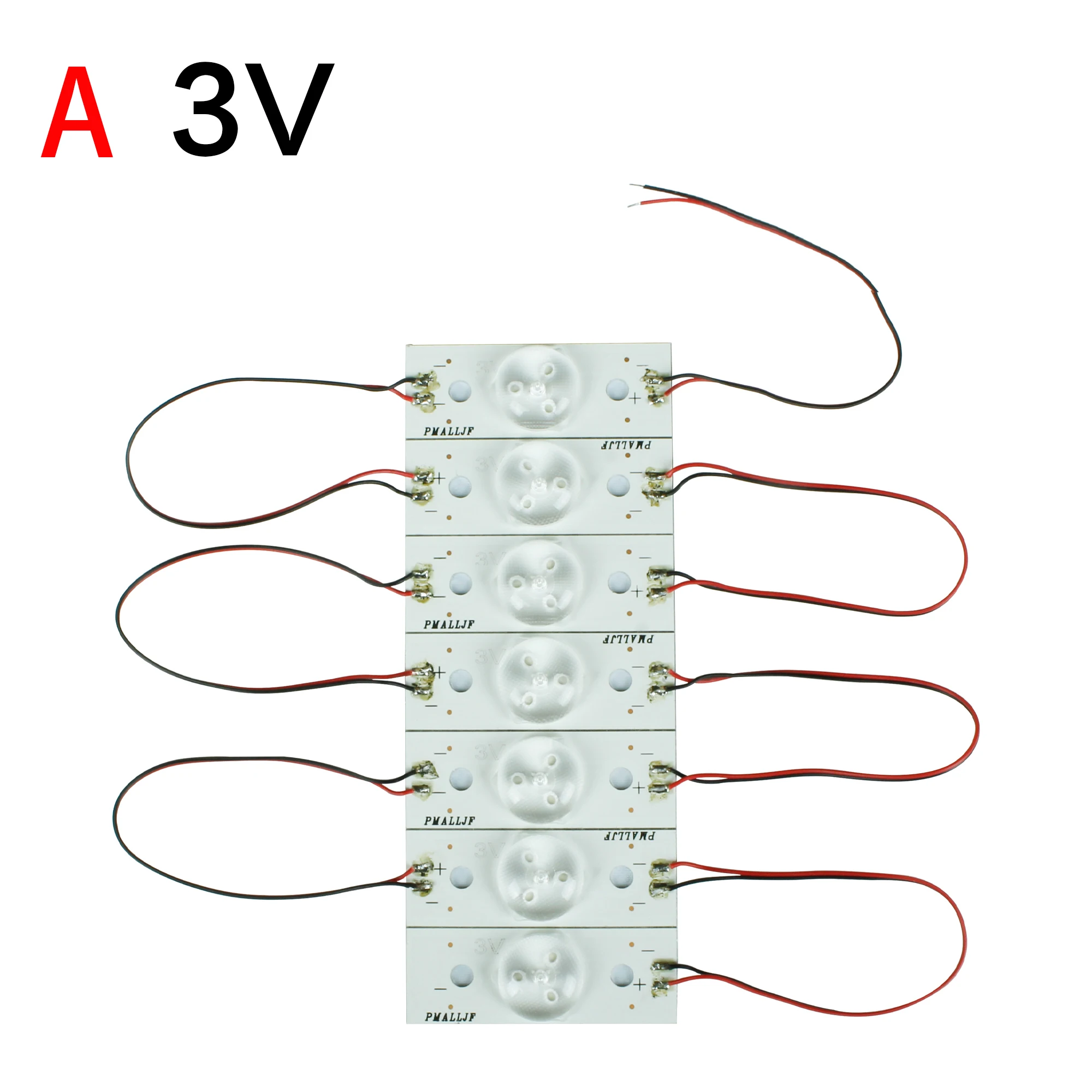 25 Лот 175 шт. Новый 3V 6V SMD лампы бусины с оптический объектив фильтра для 20-120 дюймовый светодиодный ТВ ремонт