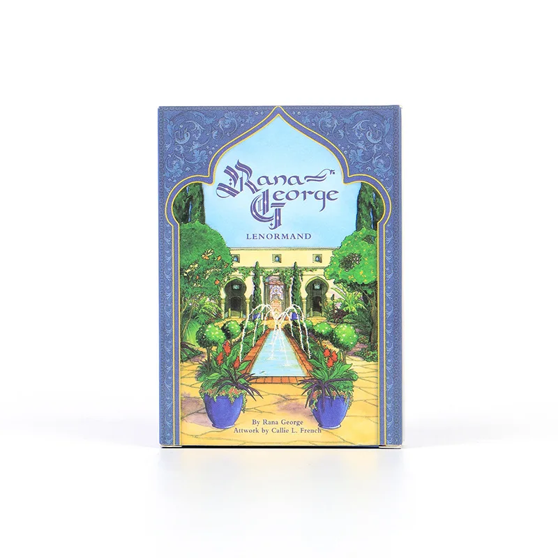 Rana George Lenormand Tarot cards, guía en inglés PDF para la familia, niños, niñas, juegos para adultos, fiesta