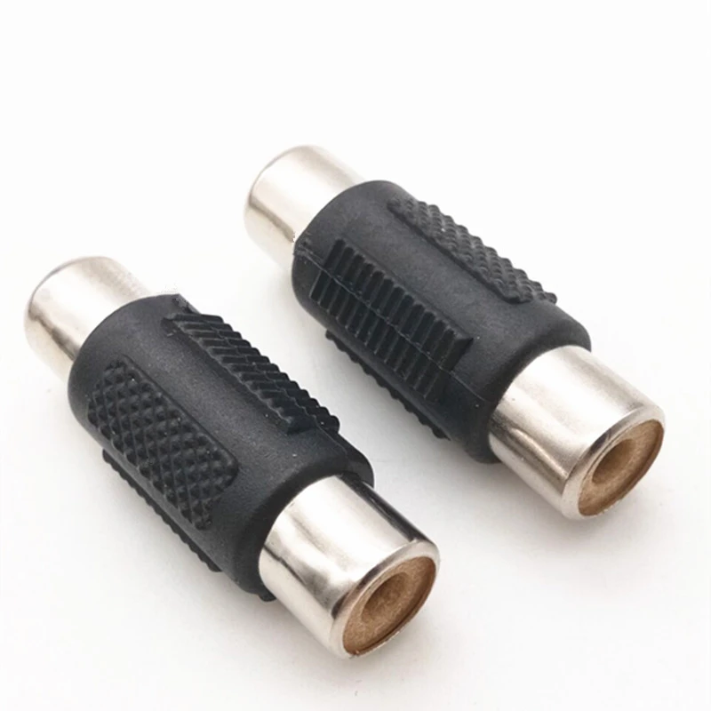 Enchufe hembra de Audio RCA de buena calidad, conector hembra para extensor de Monitor de Audio, adaptador AV HiFi, 4 Uds.