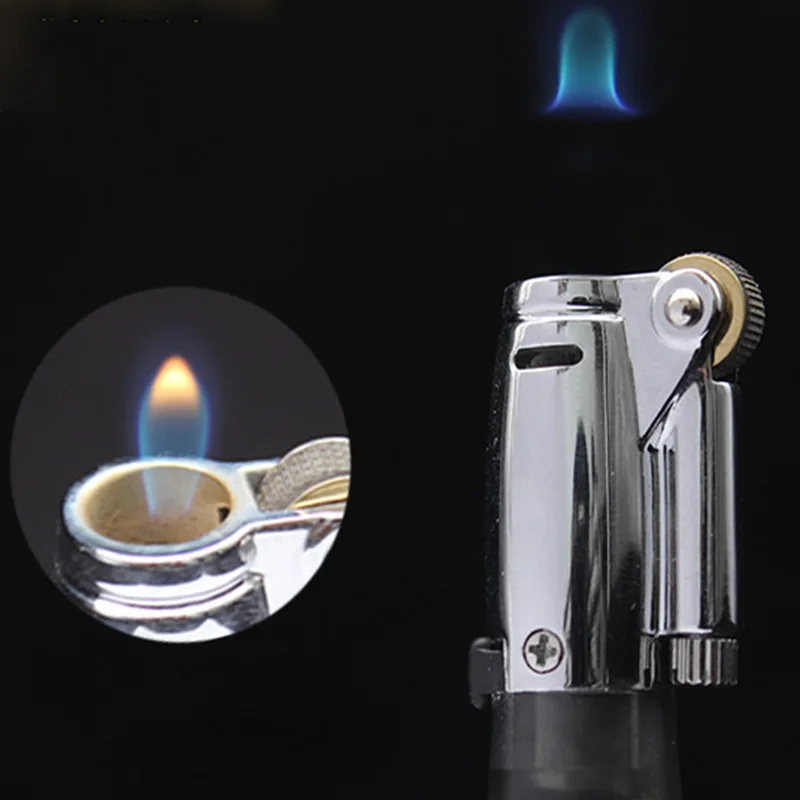 Butane Gas Lighter Creative Floating Flames Grinding Wheel Strip Fashion Gifts