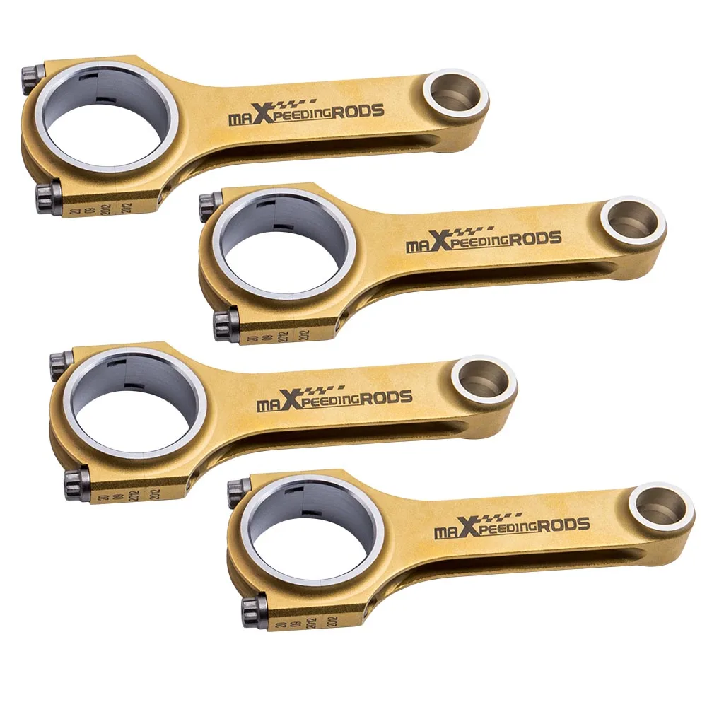 4340 MSR Conrod Connecting Rods for VW Golf MK III PD90 PD100 PD115 1993-1999 Hatchback 1.9 TDI 144MM 800HP+ TUV ARP2000 Bolts