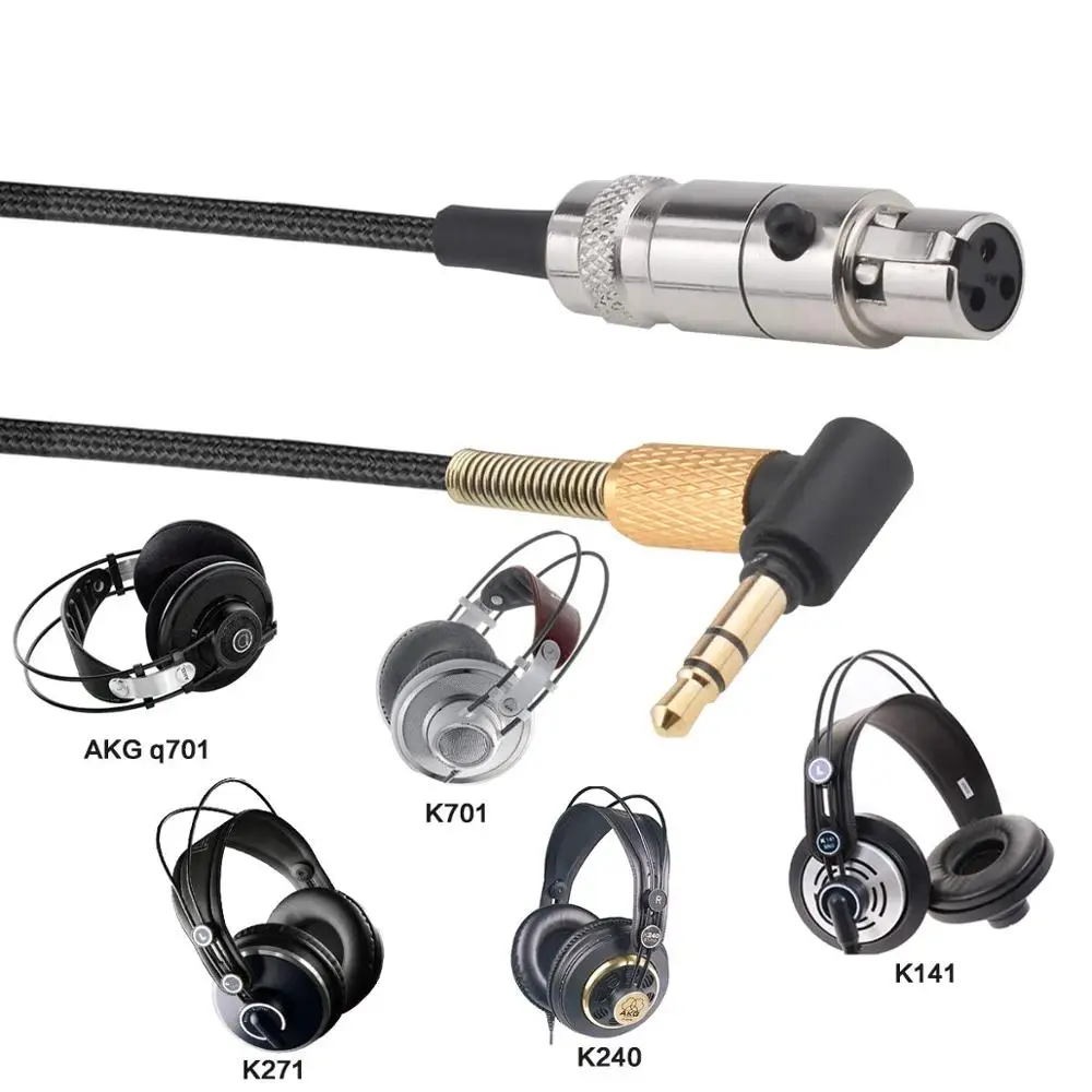 Replacement Audio Cable For AKG K240 K240S K240MK II Q701 K702 K141 K171 K181 K271s K271 MKII M220 Headphones