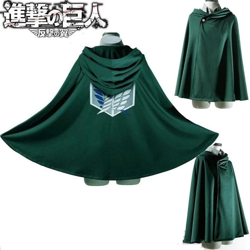 Shingeki no Kyojin Scouting Legion are/Levi Capes Cosplay CostumeOn vendita Anime Attack on Titan Cloak