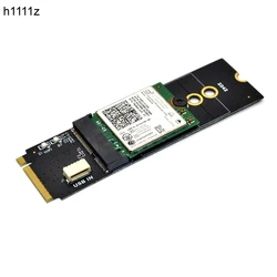 M.2 Wifi Adapter M.2 M Key to A+E Key Slot Wifi Bluetooth Network Card NGFF NVMe PCI express SSD Port to E key Slot Wifi Adapter