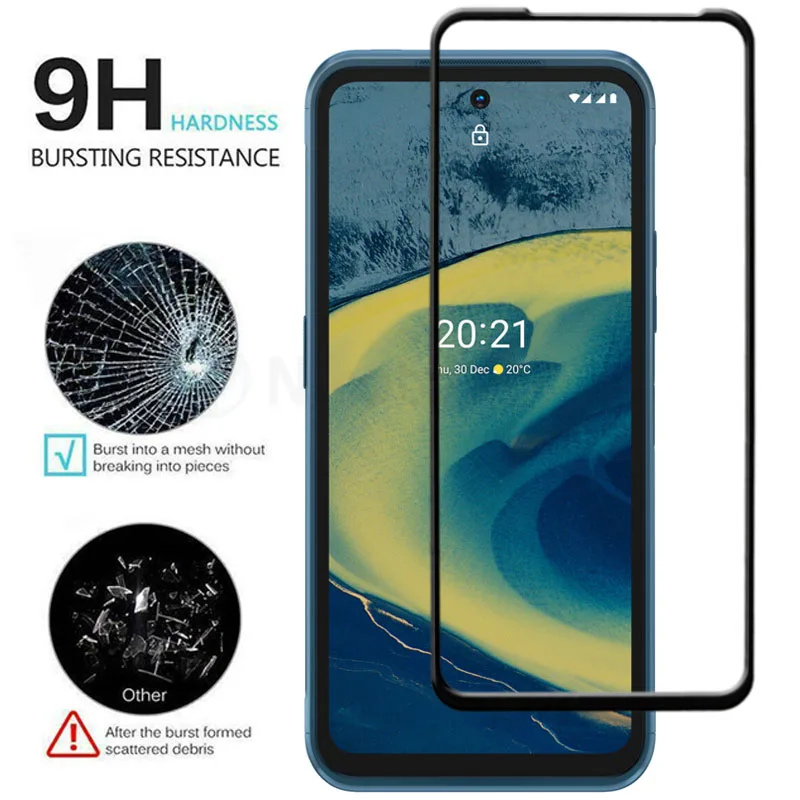 1pc/2pcs/3pcs Full Cover Premium Tempered Glass For Nokia XR20 2.5D 9H Screen Protector Protective Glass For Nokia XR20 6.67\