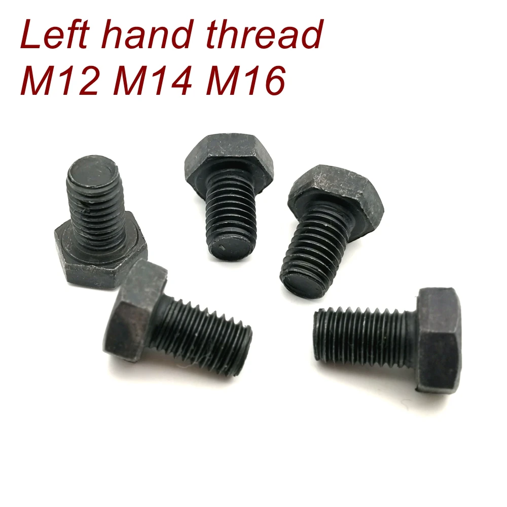 Left hand thread screws bolt M12 M14 M16 Hex head left hand thread bolt